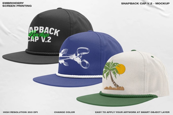 Snapback cap selbst gestalten