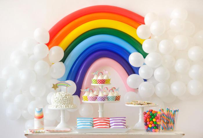 Regenbogen deko geburtstag