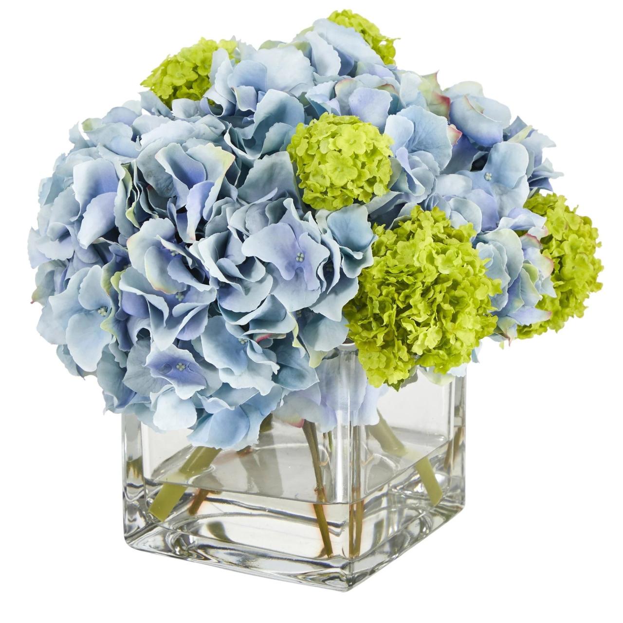 Hydrangea artificial arrangement