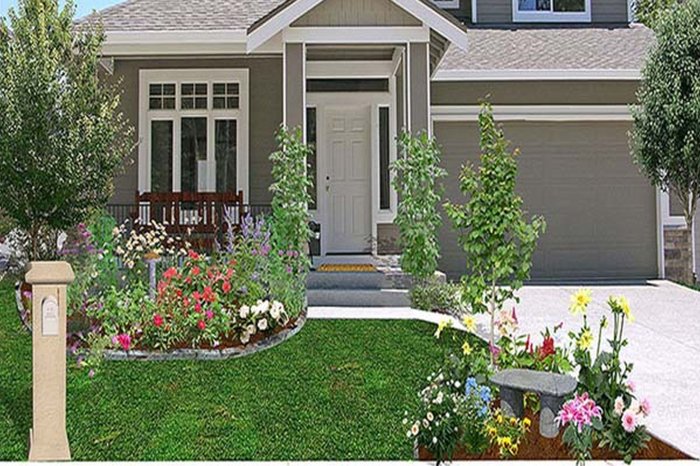 Landscaping yard front ideas unique landscape garden type file jpeg