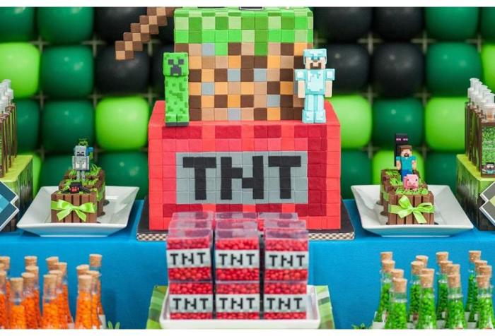 Minecraft deko geburtstag