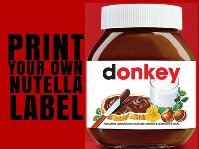 Nutella etikett selbst gestalten