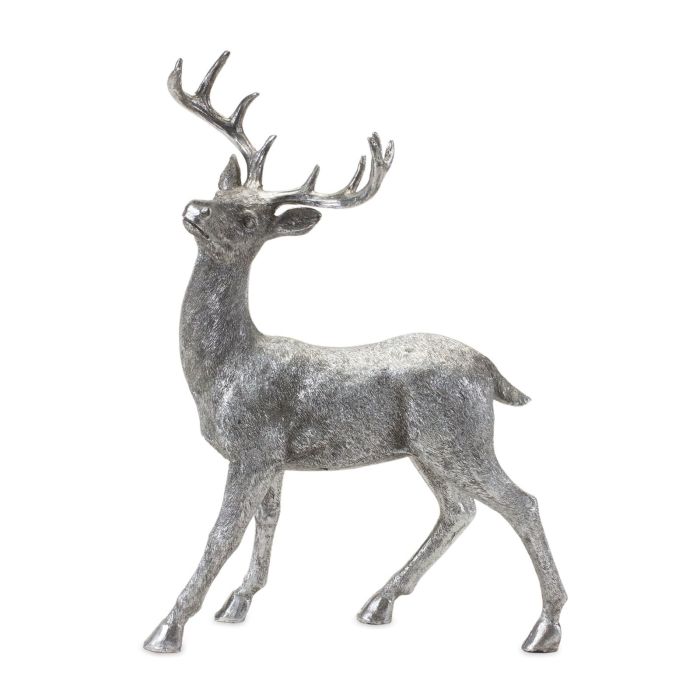 Head deer chrome silver decor wall ceramic trends urban